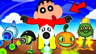 SHINCHAN GARDEN DEFENSE in ROBLOX with CHOP [upl. by Genni]