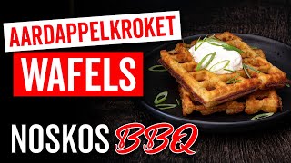 Wafels van aardappelkroketjes van de barbecue [upl. by Cioffred]