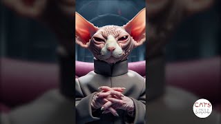 17 SURPRISING Facts about Sphynx Cats  P5 youtubeshorts cat shortsfeed pets [upl. by Edra]