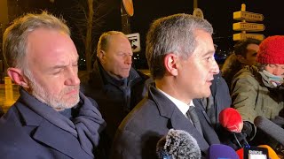 Attaque à Paris lauteur avait déjà été condamné en 2016 Darmanin  AFP Extrait [upl. by Gnet]