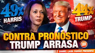 Contrario a las Encuestas Trump Gana con Amplia Diferencia [upl. by Aliac]