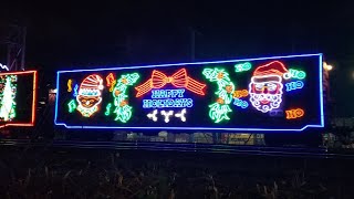 NIGHT TRAINS 2024 CPKC Holiday Train at De Maisoneuve Bike Path in Montreal West [upl. by Defant]