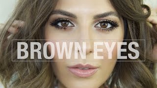 Makeup Tutorial For Brown Eyes  S1 EP8 [upl. by Devine939]