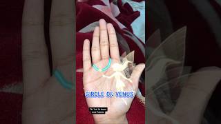 Girdle of Venus palmistery astrology palmistry palmstudy love [upl. by Winslow]