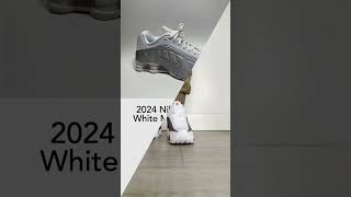 2024 Nike Shox R4 White Metallic Silver kixxstar [upl. by Kliber287]