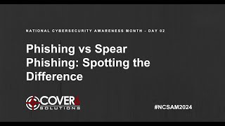 Phishing vs Spear Phishing Spotting the Difference [upl. by Jodee]