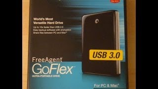 Seagate FreeAgent GoFlex 500GB USB 30 Ultra Portable Hard Drive  Easy backup solution [upl. by Noslrac709]