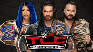 TLC 2020 WWE 2K19 Full Card Playthrough [upl. by Adnawahs190]