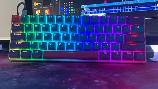 BOYI Wired 60 Mechanical Gaming KeyboardJokerColor Cherry MX Blue Switch Keyboard Hotswappable [upl. by Neffets]