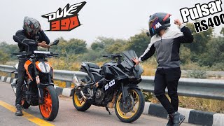 Duke390 vs Pulsar RS400  Most Awaited [upl. by Werner]