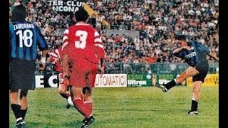 Baggio First goal in Inter ➤INTERSkonto Riga [upl. by Alysoun329]