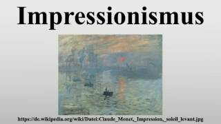 Impressionismus [upl. by Millda]