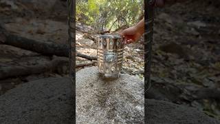 The best stove David has ever made outdoors bushcraft survival camping [upl. by Noryv]