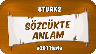 Sözcükte Anlam 📙 8TURK2 2025LGS [upl. by Dieball]