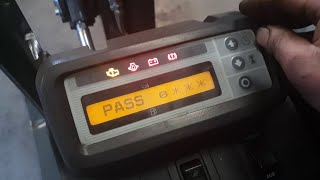 Dashboard password Nissan forklift  manager section [upl. by Dacie]