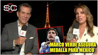 NUEVA MEDALLA para MÉXICO en los Juegos Olímpicos Marco Verde BRILLA en el boxeo  SportsCenter [upl. by Aneret712]