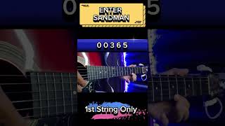 1 String Enter Sandman Guitar Tabs [upl. by Si]