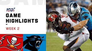 Buccaneers vs Panthers Week 2 Highlights  NFL 2019 [upl. by Craddock]