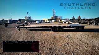 Southland Trailers HBAT725 BT 44 Equipment Trailer [upl. by Myron571]