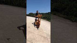 Handmade wooden dragon vehicle 🥰 shorts ytshorts [upl. by Nylhtak760]