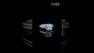 Solitaire Diamond Ring With Double Prong And Mystique Stone  lab grown diamonds  diamond jewellery [upl. by Westland319]