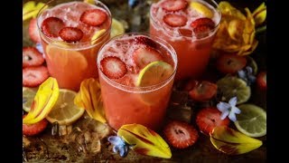 Strawberry Vodka Lemonade Cocktail [upl. by Tsenre685]