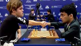 Magnus Carlsen vs Nihal Sarin  World Blitz Chess Championship 2023 [upl. by Freeborn860]