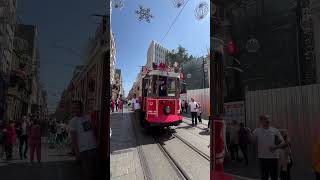 İstiklal  tramvay… 🚊 istanbul taksimsquare [upl. by Isis]