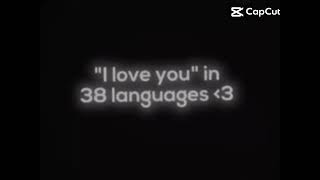 Je t’aime en 38 langues [upl. by Eadie]