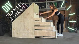 DIY Storage Solution for Awkward Spaces in Your Home [upl. by Laehcim]