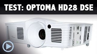 Im Test OPTOMA HD28 DSE Full HD Beamer mit Darbee Bildprozessor [upl. by Cupo416]