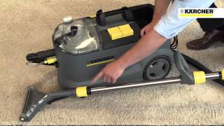 Karcher Puzzi 101  102 Aspirator cu spalare  Prezentare produs [upl. by Cleasta]