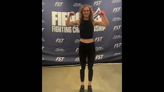 Madaline Meacham vs Katarina Legorreta  Weighin FaceOff  Fierce FC 25  rWMMA [upl. by Alfreda]