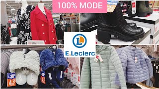 🥶👢LECLERC VÊTEMENTS CHAUSSURES FEMME NOUVELLE COLLECTION HIVER 2024 [upl. by Amsed413]