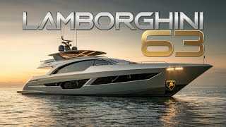 Tecnomar Unveils the Lamborghini 63 A Stunning Superyacht [upl. by Stoughton]