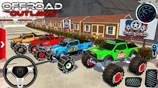 Offroad Outlaws GameplayMonster Pickup Truck Convoy Extreme OffRoad Driving Simulator [upl. by Toby]