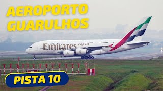 SBGR LIVE 10  Câmera AO VIVO 24H do Aeroporto Internacional de Guarulhos  GRU Airport  Com Fonia [upl. by Kellen]