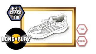 Art Demo Long  Crosshatched Shoe [upl. by Ddat119]