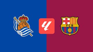 Real Sociedad vs FC Barcelona  Matchday 13  La Liga 202425  EAFC 25 Preview [upl. by Werdnael]