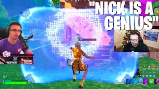 Reacting to NickEh30 in Fortnite Chapter 4 SMARTEST PLAYER [upl. by Magdaia]