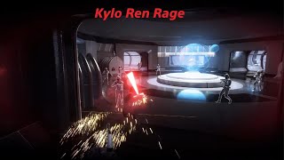 Kylo Ren Rage Gameplay STAR WARS Battlefront II [upl. by Hgieleak]