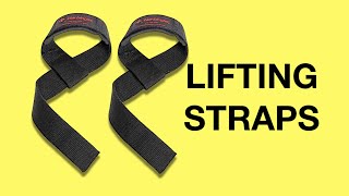 How to Use Lifting Straps BEST Wrist Weight Lifting Straps for Weightlifting [upl. by Ynnelg]