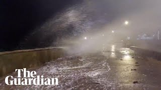 Storm Ciarán causes destruction in UK and France Never seen anything like this [upl. by Siekram]