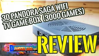 3D Pandora Saga TV Game Box 3000 games REVIEW and TESTED [upl. by Ariad995]