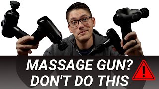 How to Use a Massage Gun Properly [upl. by Clawson877]