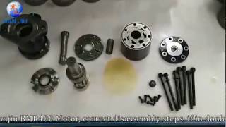 Disassembly and assembly of hydraulic motor [upl. by Ayar]