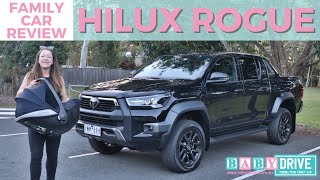 2023 Toyota HiLux Rogue Review A Ute for Families with Two Child Seats  BabyDrive [upl. by Einattirb410]