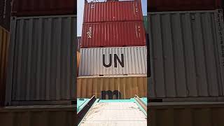 STACKER CRANE container loading operation [upl. by Alaet]