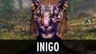 Skyrim Mod Inigo  Fully Voiced Khajiit Follower [upl. by Clark]