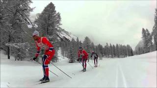 Crosscountry skiing in Cogne Aosta [upl. by Ecnarf]